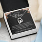 To Loving Mom | Black with Flower | Forever Love Necklace | Mom's Gift