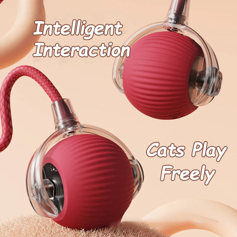 Cat Interactive Ball Toys Automatic Rolling Ball